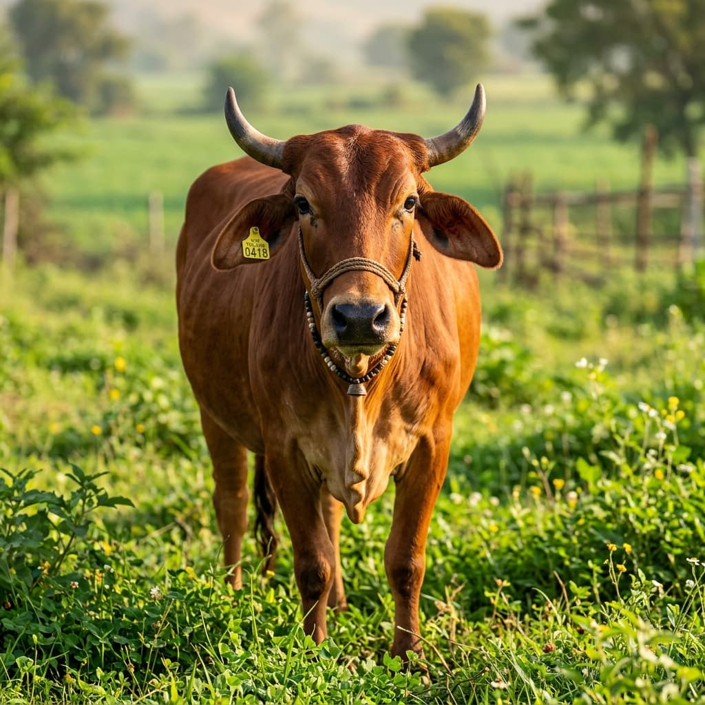 Healthy Indian dairy cow